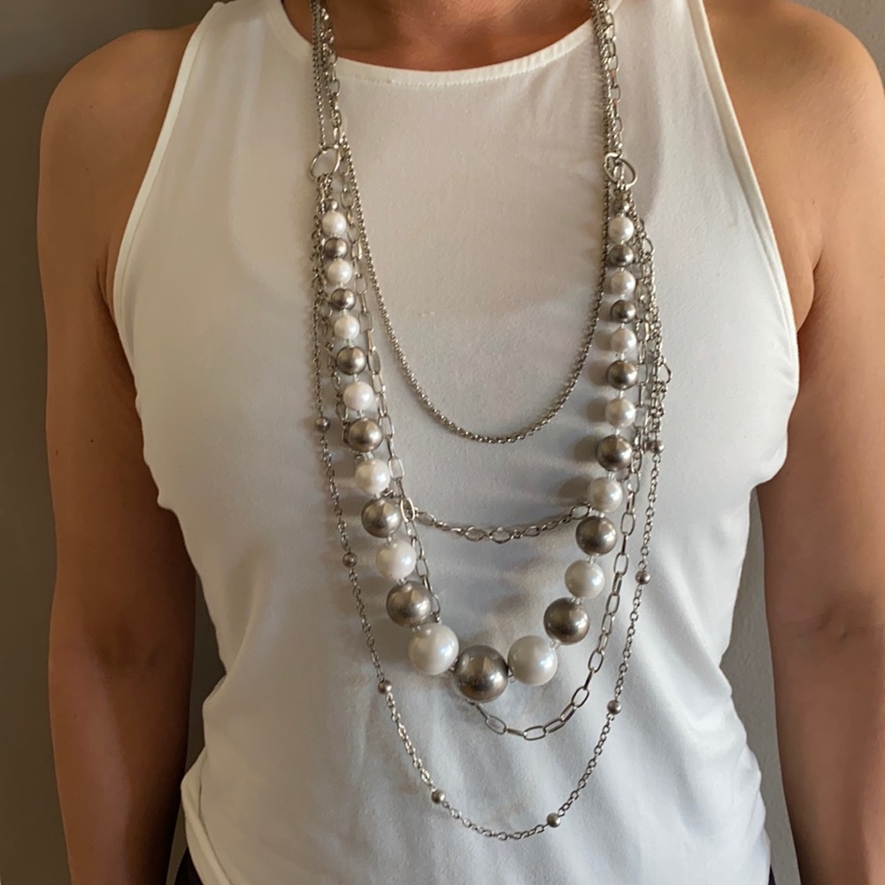 Multilayered, Multilcolored Necklace - image 1